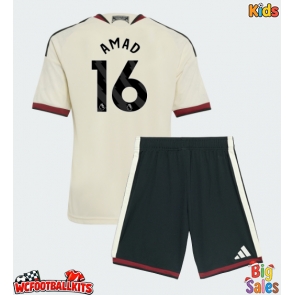 Manchester United Amad Diallo #16 Replica Third Stadium Kit for Kids 2026-27 Short Sleeve (+ pants)